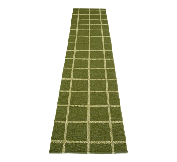 Ada matte mørk oliven 70x450cm fra Pappelina