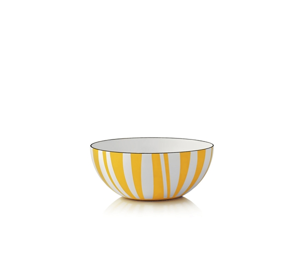 Stripes skål gul 14cm