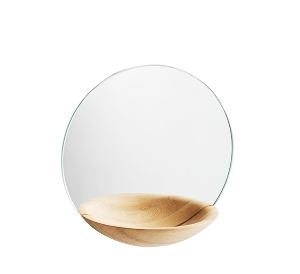 Pocket Mirror 26 cm lys eik