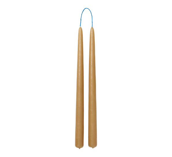 Dipped candles lys 2 pk 30 cm straw fra Ferm Living