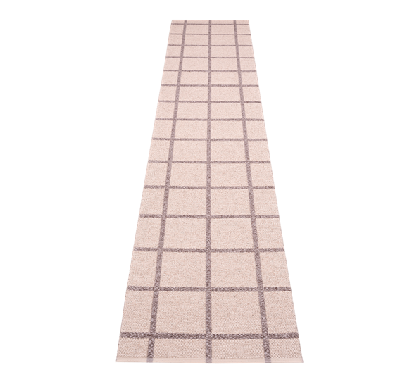 Ada matte pale rose 70x450cm fra Pappelina