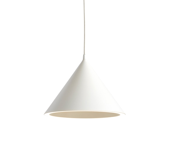 Annular lampe hvit