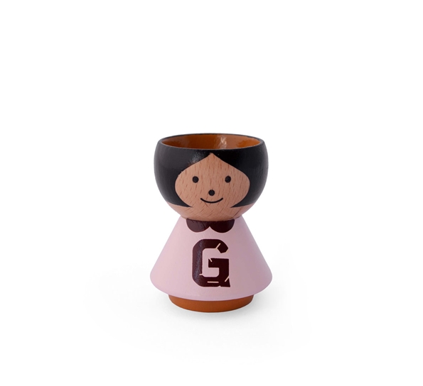 Bordfolk eggeglass jente g fra Lucie Kaas