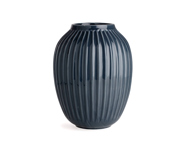 Hammershøi vase antrasittgrå 25 cm fra Kähler