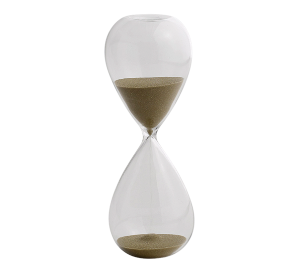 Time M timeglass 15 minutt gull fra HAY