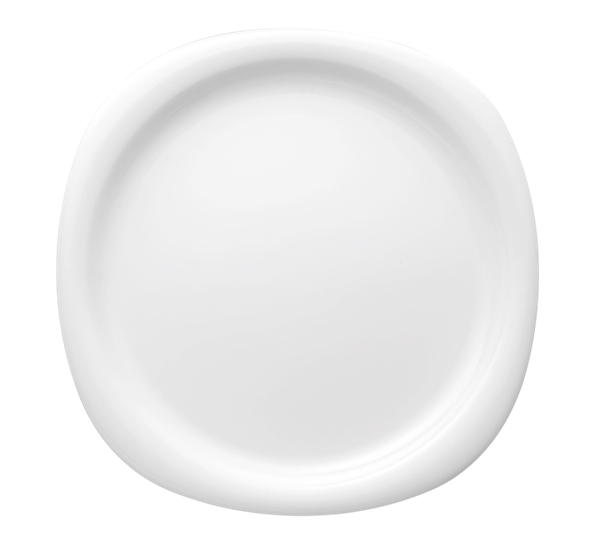 Suomi Hvit tallerken flat 28 cm fra Rosenthal