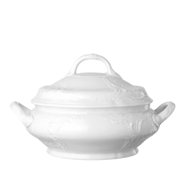 Sanssouci Hvit lokkfat 1,5 liter fra Rosenthal