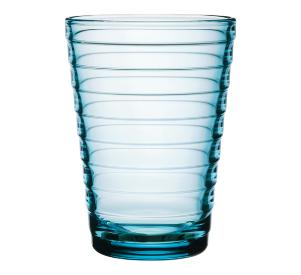 Aino Aalto vannglass lys blå 2-pk 33 cl fra Iittala