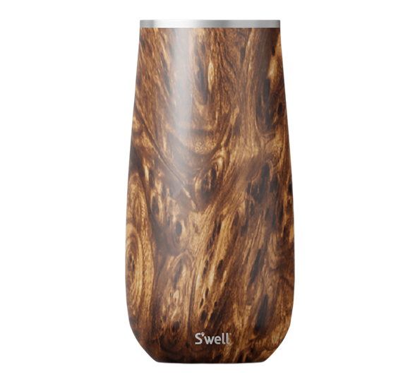 Champagnekjøler 1,77dl teakwood fra S`well