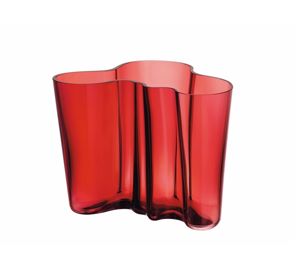Aalto vase 160 mm tranebær fra Iittala