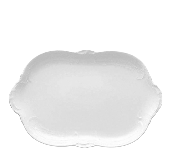 Sanssouci Hvit fat ovalt 33 cm fra Rosenthal