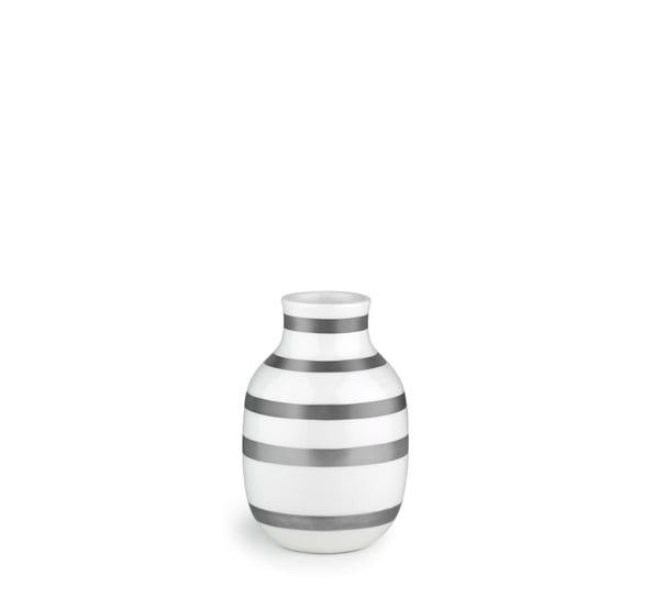 Omaggio vase liten sølv 12,5 cm fra Kähler