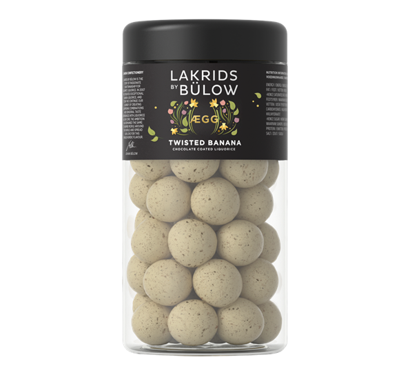 Ægg lakris standard Twisted Banana 295g fra Lakrids By Johan Bülow