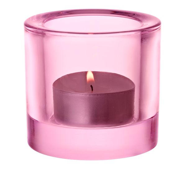 Kivi lyslykt rosa fra Iittala