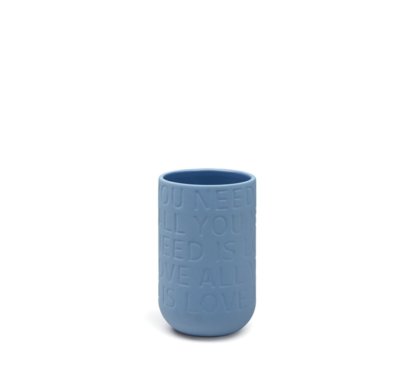 Lovesong vase denim 17 cm fra Kähler