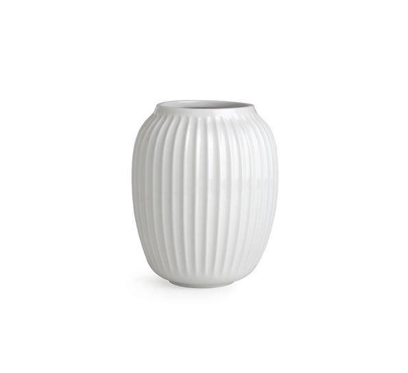 Hammershøi vase hvit 20 cm fra Kähler