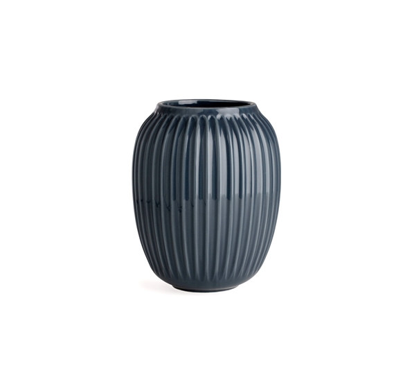 Hammershøi vase antrasittgrå 20 cm fra Kähler