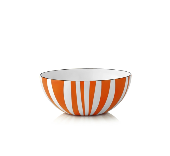 Stripes skål oransje 18 cm