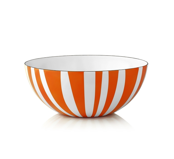 Stripes skål oransje 24 cm