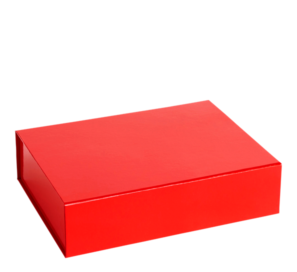 Colour boks 33x26x9 cm rød fra HAY