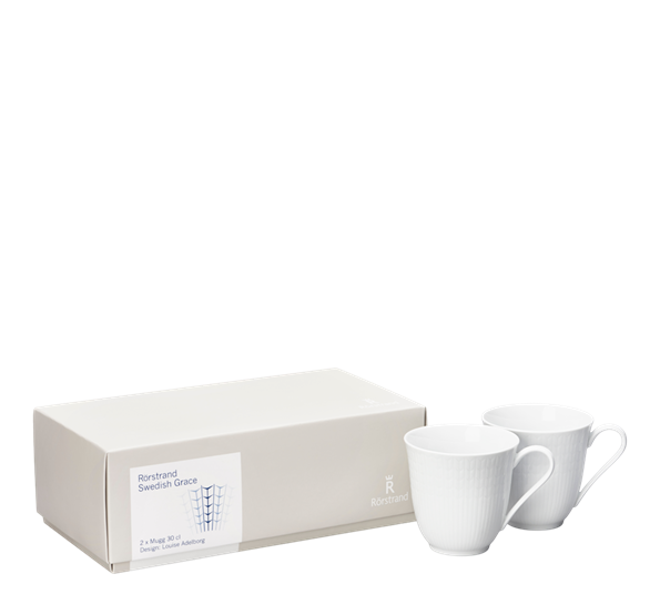 Swedish Grace Snø krus 30 cl 2-pk fra Rörstrand