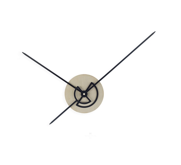 <p>Phei veggklokke sort/messing Nordahl Konings</p>