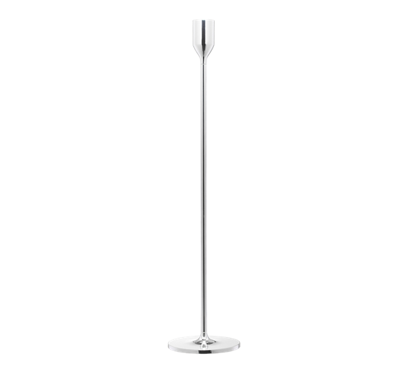 Nattlight lysestake 45 cm sølv fra Skultuna