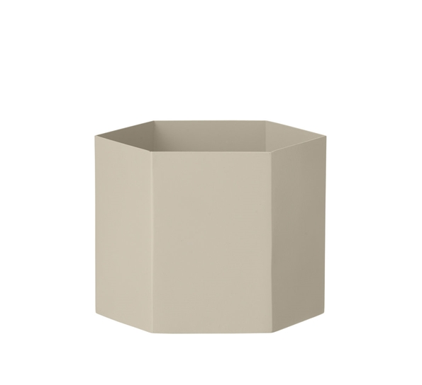 Hexagon potteskjuler grå xl fra Ferm Living