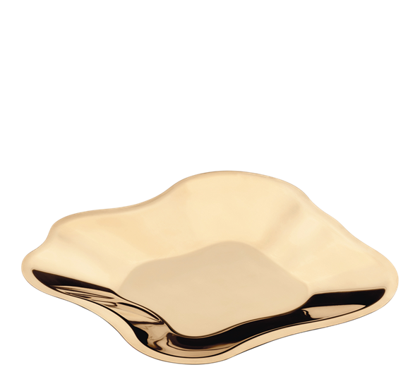 Aalto fat 358 mm rosegull fra Iittala