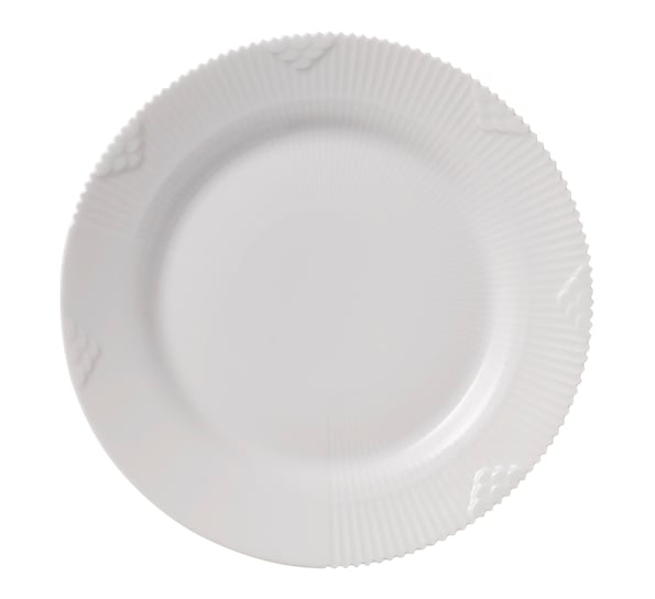 White Elements dessertasjett 19 cm fra Royal Copenhagen