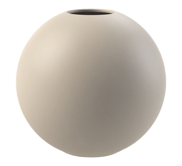 Ball vase 20 cm sand fra Cooee Design