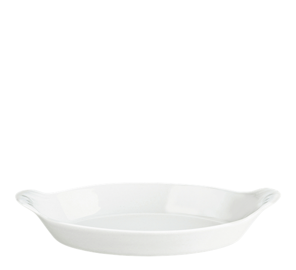 Serveringstallerken oval 28 cm fra Pillivuyt
