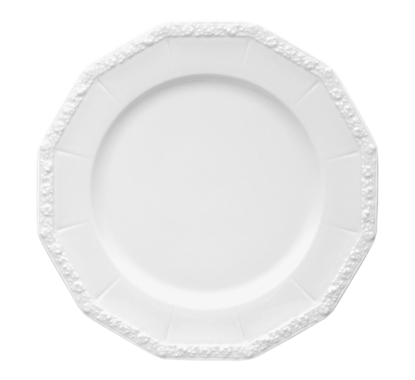 Maria Hvit tallerken flat 26 cm fra Rosenthal