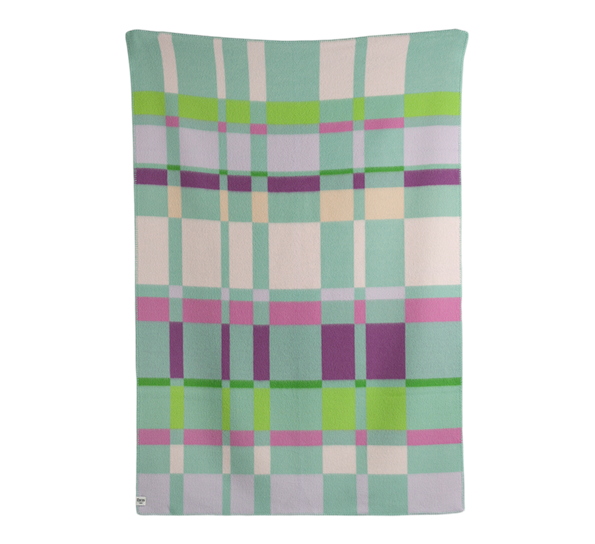 City pledd mint 150x200 cm fra Røros Tweed