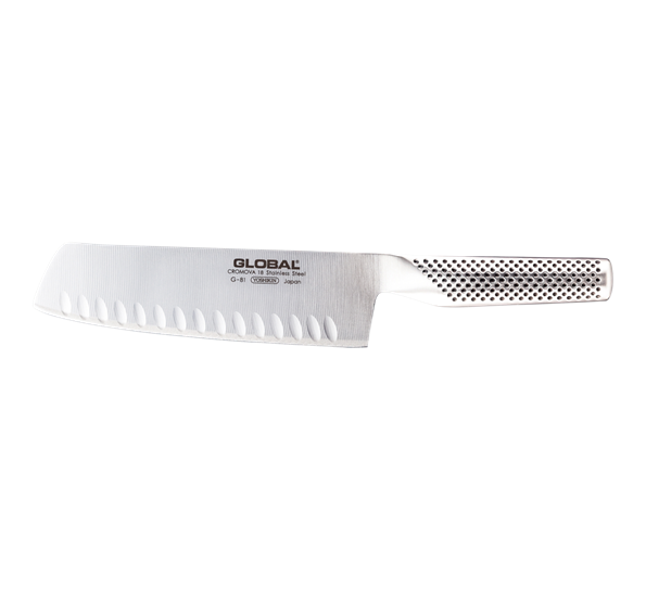 G-81 grønnsakskniv med luftlommer 18cm fra Global