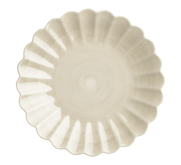 Oyster asjett 20 cm sand fra Mateus