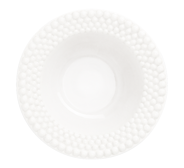 Bubbles tallerken dyp 25 cm 60 cl hvit fra Mateus
