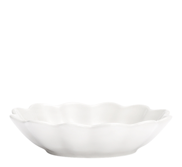 Oyster skål 18x16 cm 40 cl hvit fra Mateus