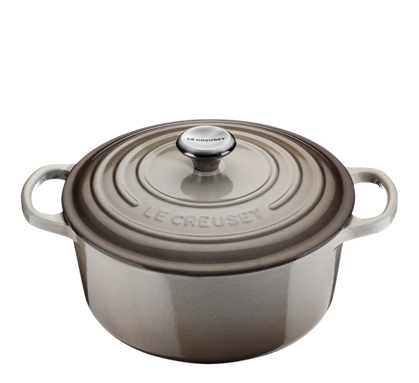 Jerngryte rund 4,2l 24cm nutmeg. fra Le Creuset