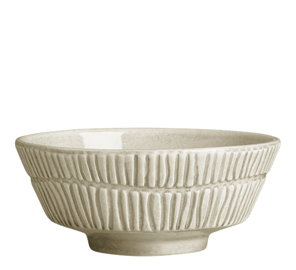 Stripes skål 15 cm 50 cl sand fra Mateus