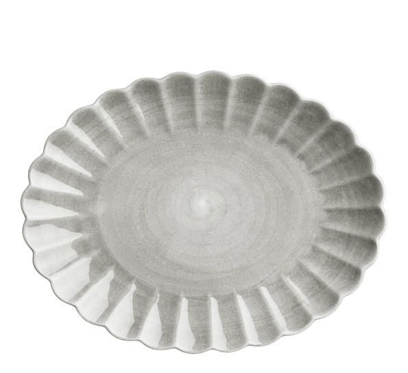 Oyster serveringsfat 35x30 cm grå fra Mateus