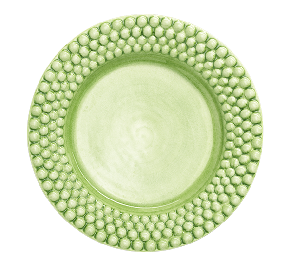 Bubbles tallerken 28 cm grønn fra Mateus