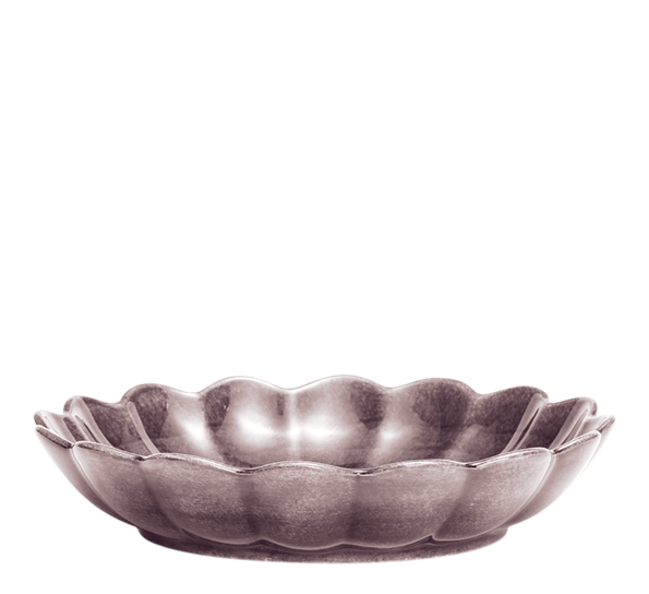 Oyster skål 24 cm 90 cl plum fra Mateus