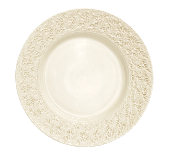 Lace tallerken 32 cm sand fra Mateus