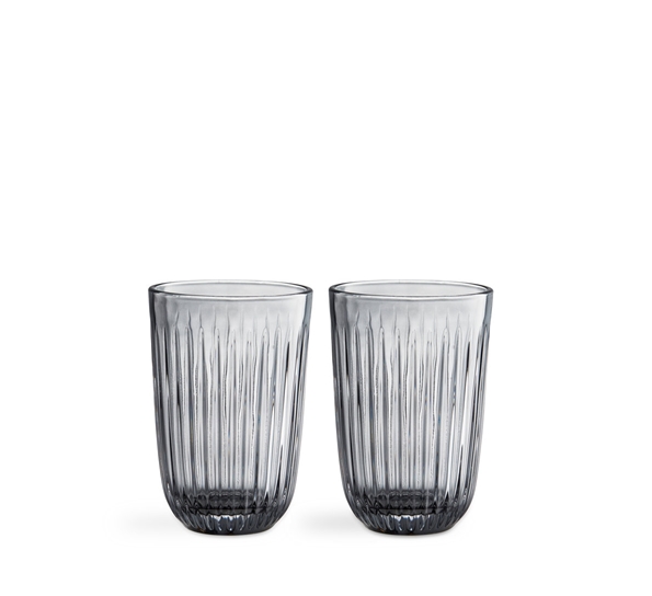 Hammershøi vannglass 40 cl 2-pk smoke fra Kähler