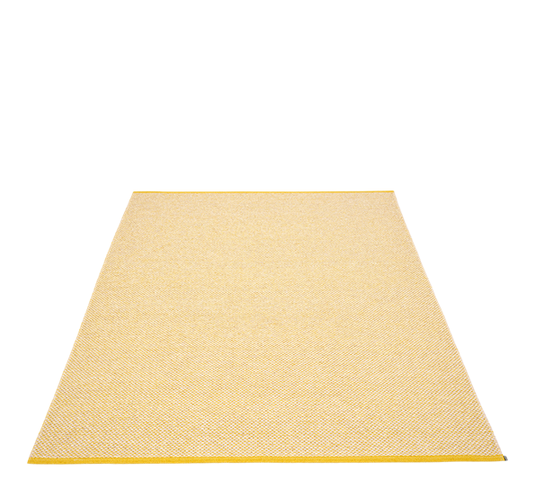 Effi matte mustard 230x320 cm fra Pappelina