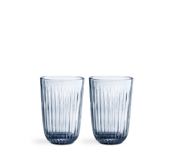 Hammershøi vannglass 40 cl 2-pk indigo fra Kähler