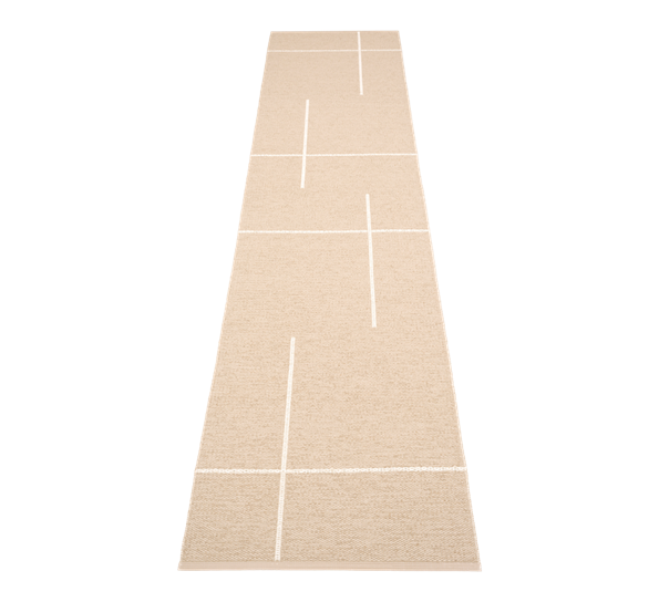 Fred matte beige 70x360 cm fra Pappelina
