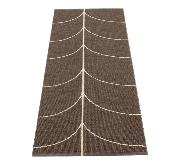 Leif matte mørkebrun 70x180 cm fra Pappelina
