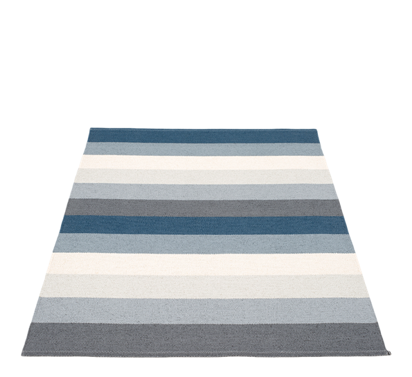 Molly matte ocean grey 140x200 cm fra Pappelina